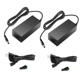 SHNITPWR 24V Power Supply Adapter 24 Volt 3A 72W AC DC Converter, Pack of 2 100V~240V AC to DC 24V 3amp Transformer LED Driver with 5.5x2.5mm Plug for LED Strip Light 3D Printer LCD Monitor DC Motor